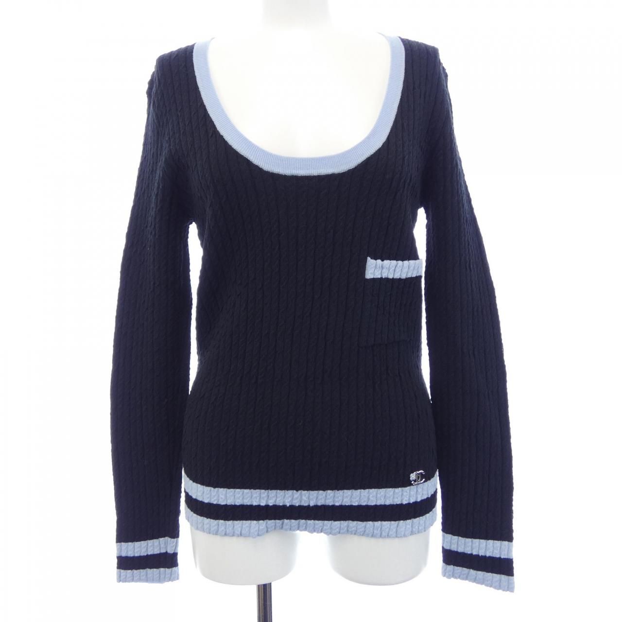 Chanel Knit Sweater Black
