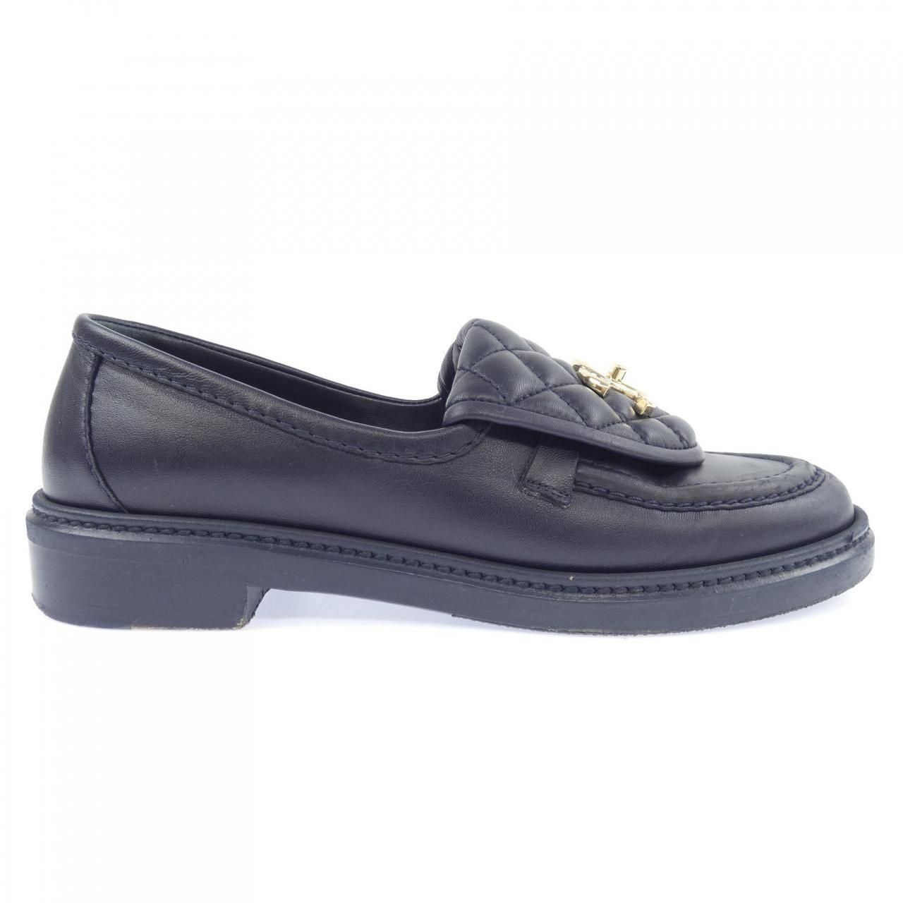 Chanel Loafers Turnlock Quilted Shoes