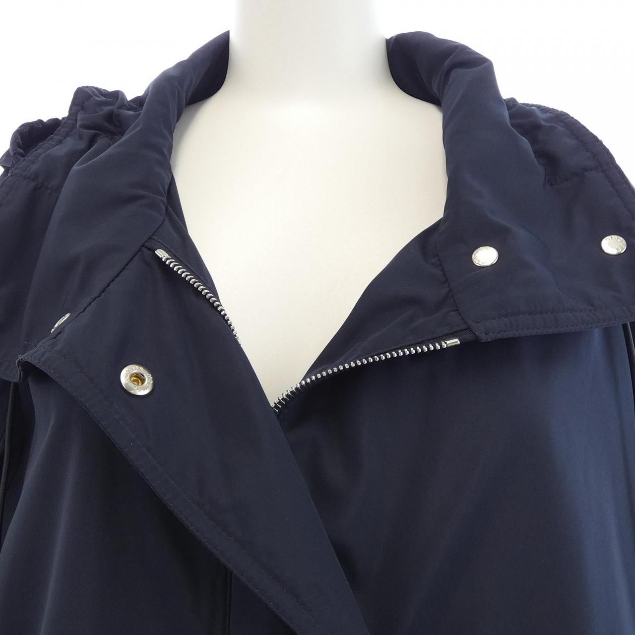 Moncler Kourou Coat Navy — view 5