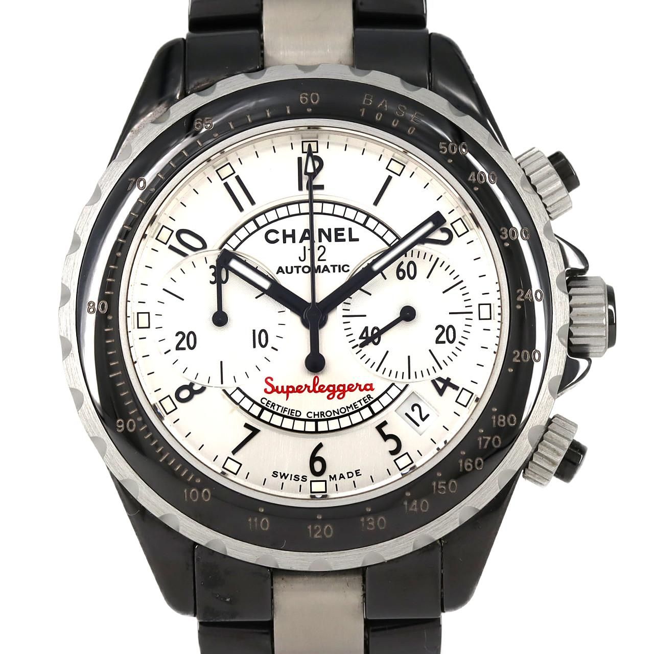 Chanel Superlegger la Chronograph Ceramic Aluminum Automatic Winding Watch