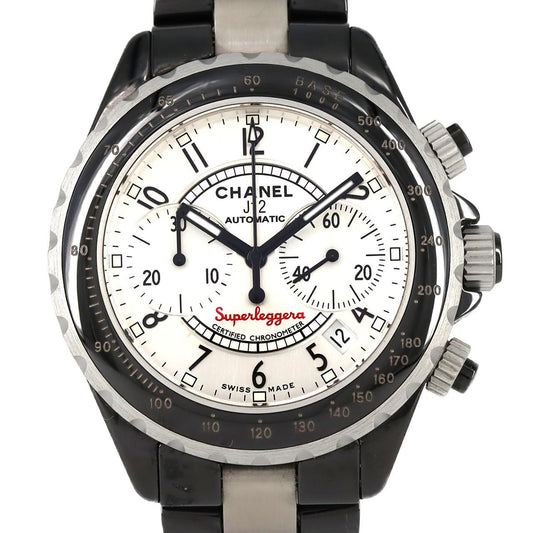 Chanel Superlegger la Chronograph Ceramic Aluminum Automatic Winding Watch