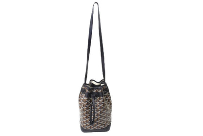 Goyard Petit Flot Bucket Bag Black Calfskin