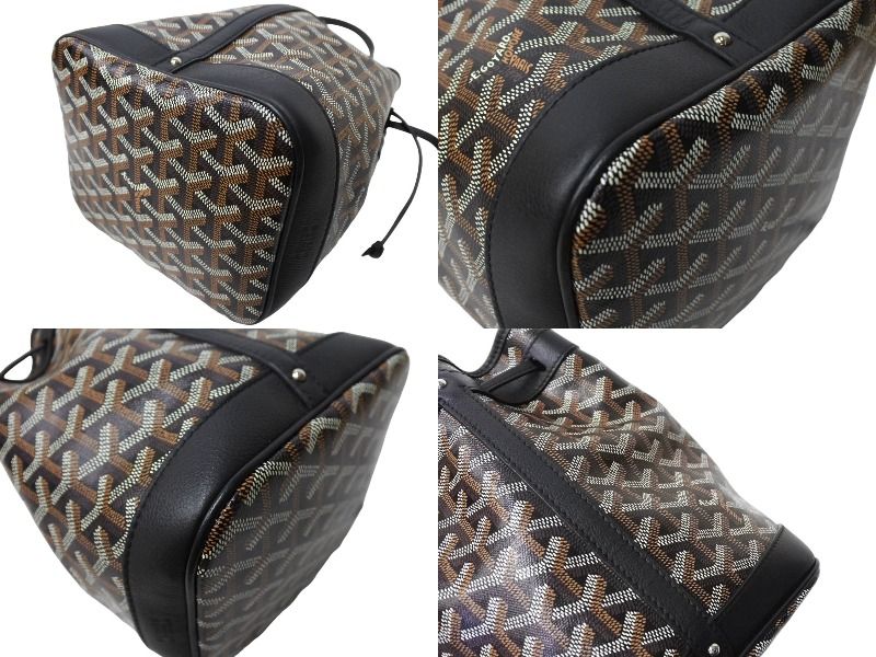 Goyard Petit Flot Bucket Bag Black Calfskin — view 5