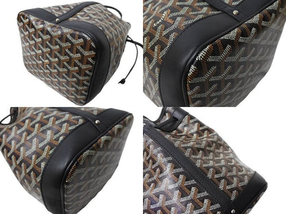 Goyard Petit Flot Bucket Bag Black Calfskin — view 5