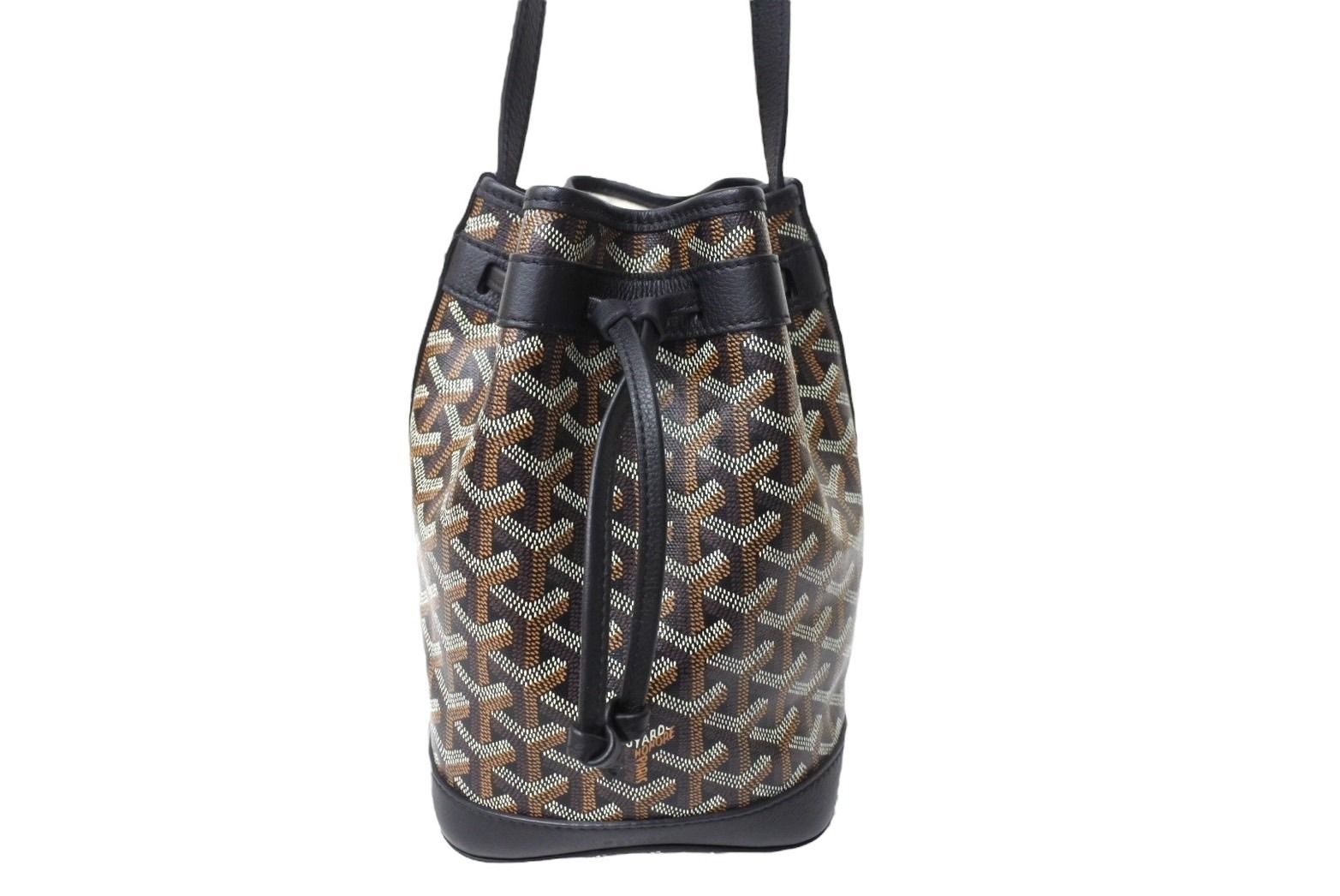 Goyard Petit Flot Bucket Bag Black Calfskin — view 2