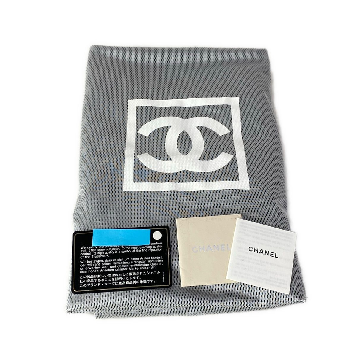 Chanel Boston Bag Sports Line Navy No Lock — view 8