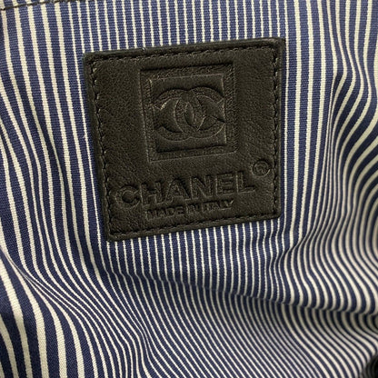 Chanel Boston Bag Sports Line Navy No Lock — view 9