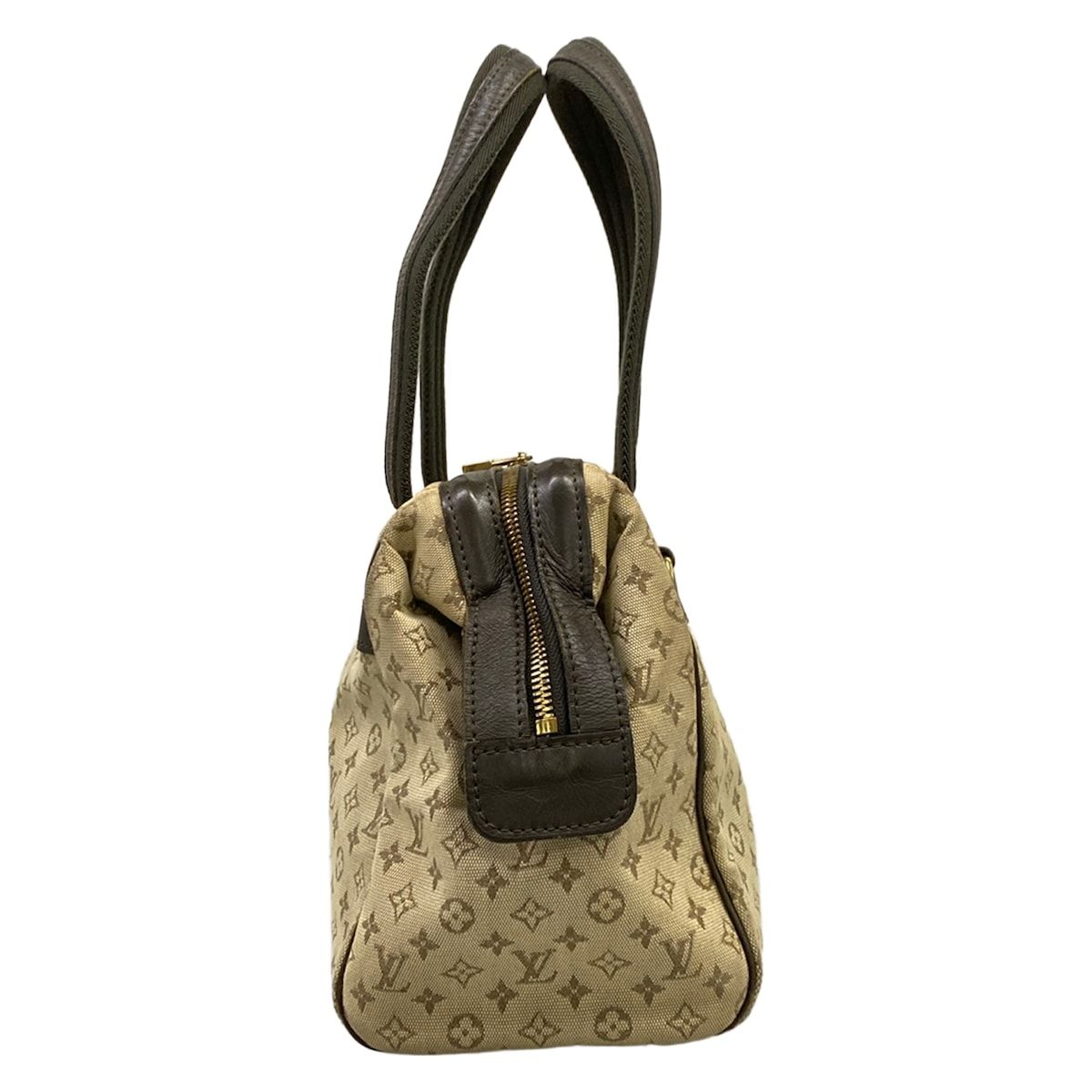 Louis Vuitton Handbag Monogram Mini Josephine PM Khaki Cotton Leather — view 4