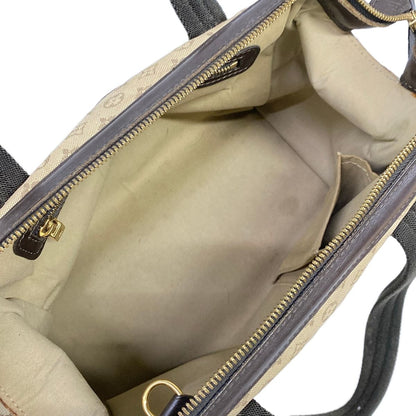 Louis Vuitton Handbag Monogram Mini Josephine PM Khaki Cotton Leather — view 7