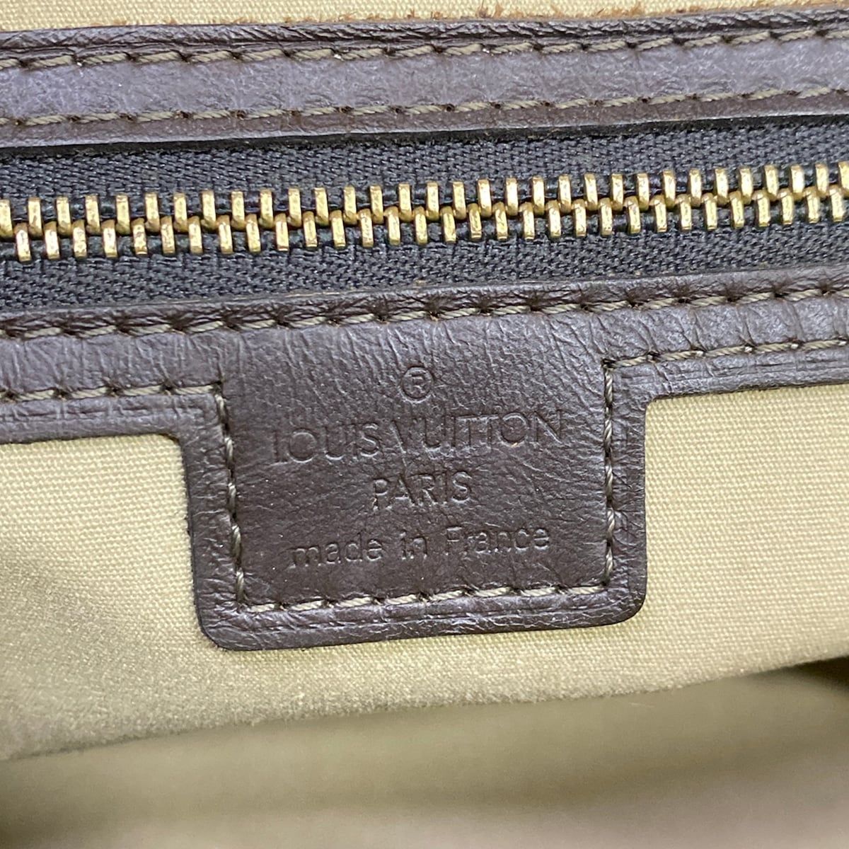Louis Vuitton Handbag Monogram Mini Josephine PM Khaki Cotton Leather — view 9