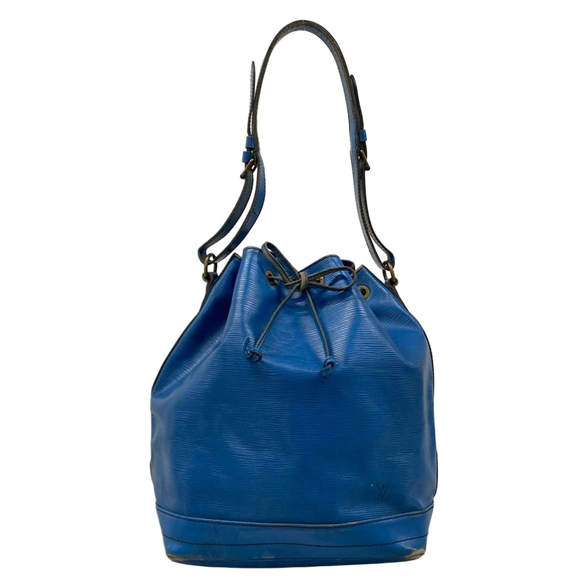 Louis Vuitton Shoulder Bag Epi Noe Toledo Blue Leather