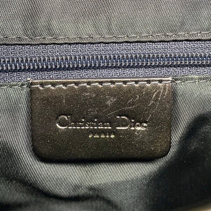 Dior Shoulder Bag Double Dark Brown Leather — view 8