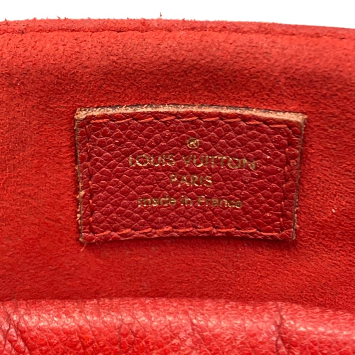 Louis Vuitton Handbag Monogram Alma Bag Into Bag Rouge Leather — view 9