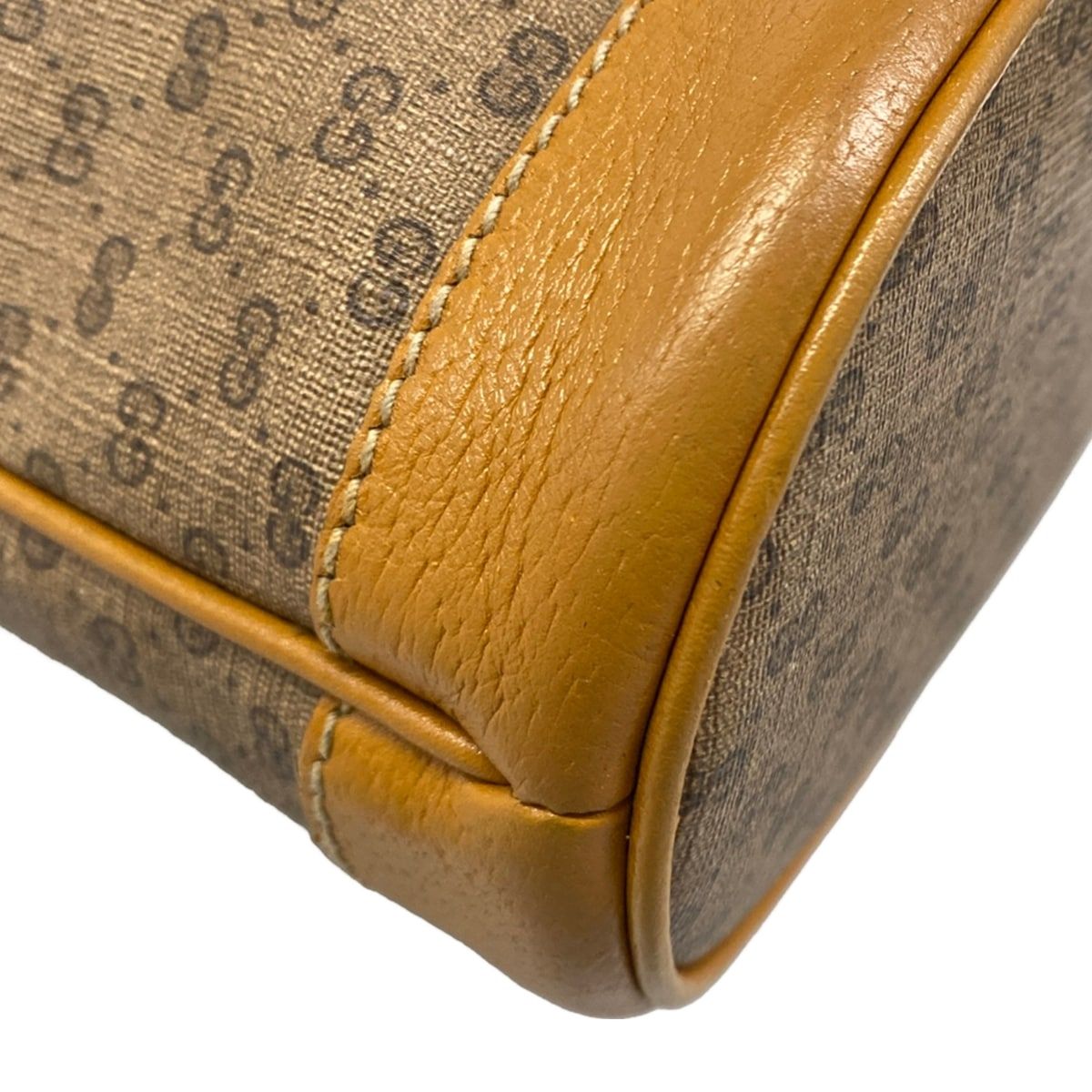 Gucci Shoulder Bag Micro GG Small Brown Black Multi Disney Drawstring Leather — view 6