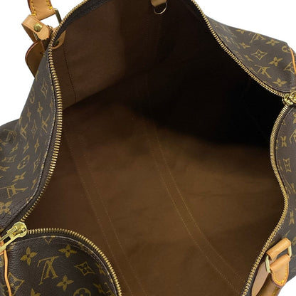 Louis Vuitton Boston Bag Monogram Keepall Bandouliere 55 — view 7