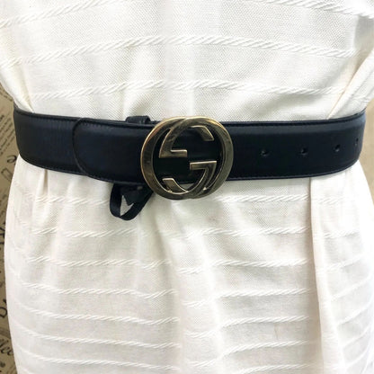 Gucci Belt Interlocking GG Gold Buckle
