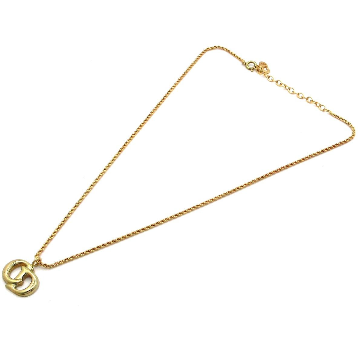 Dior Necklace Gold CD Motif — view 2