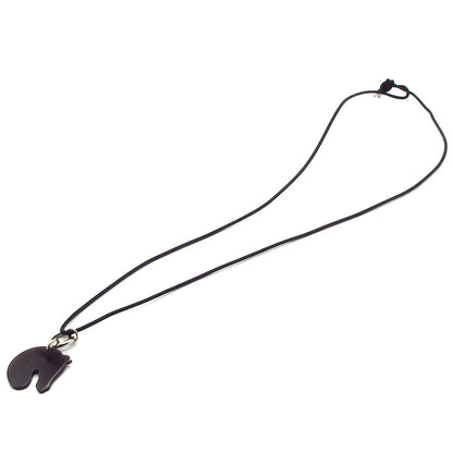 Hermes Necklace Dark Brown Black Horse — view 2