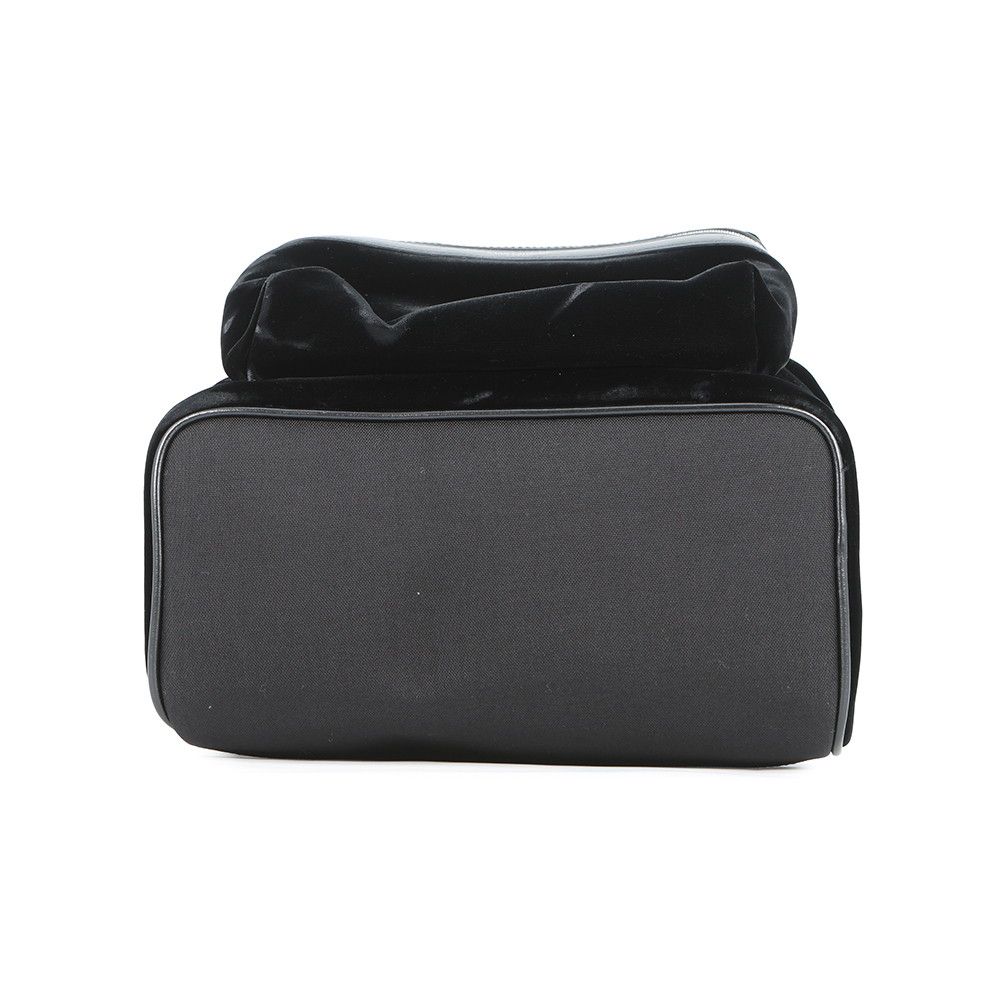 Saint Laurent Paris Sac City Backpack Velour Black — view 3