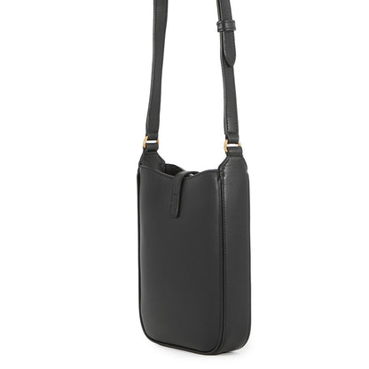 Saint Laurent Paris Shoulder Bag le 5 a 7 Mini Vertical Leather Black — view 2