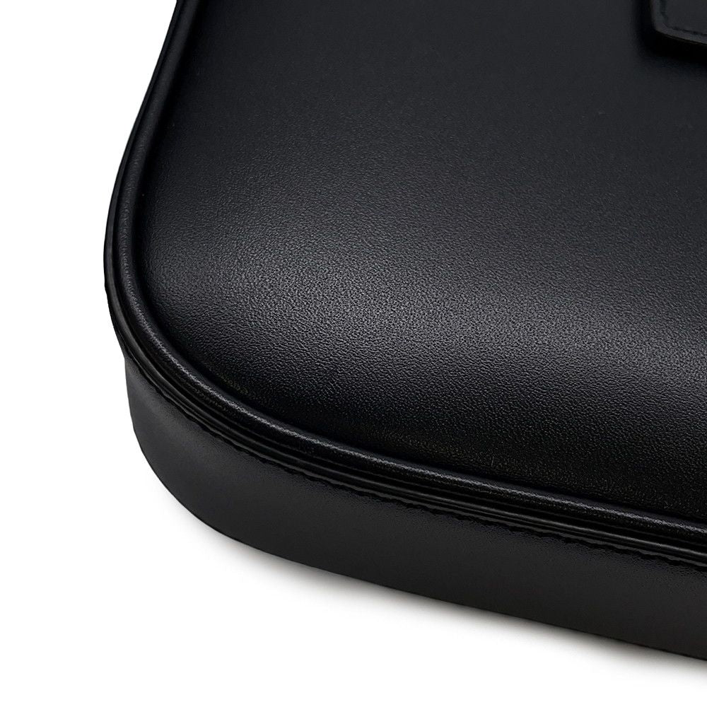 Saint Laurent Paris Shoulder Bag le 5 a 7 Mini Vertical Leather Black — view 7
