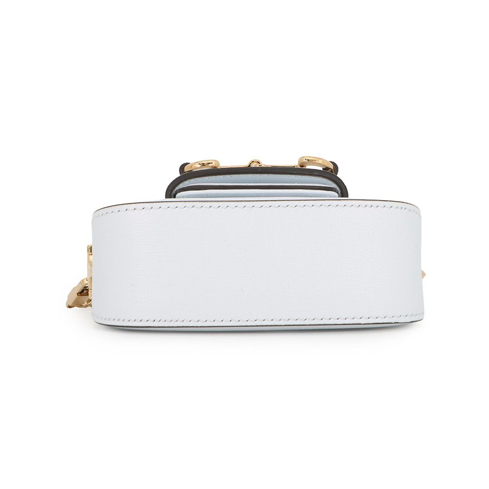 Gucci Chain Shoulder Bag Horsebit Nano Pouch White — view 3