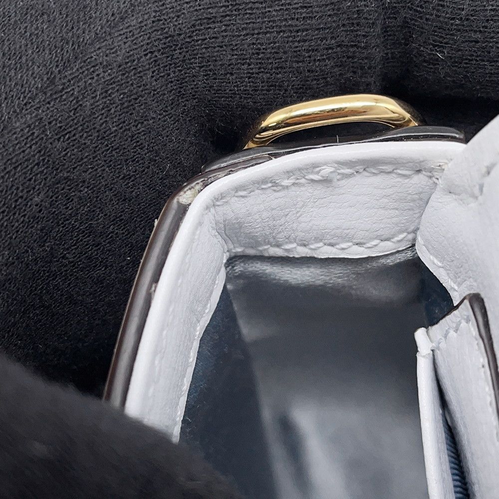 Gucci Chain Shoulder Bag Horsebit Nano Pouch White — view 8