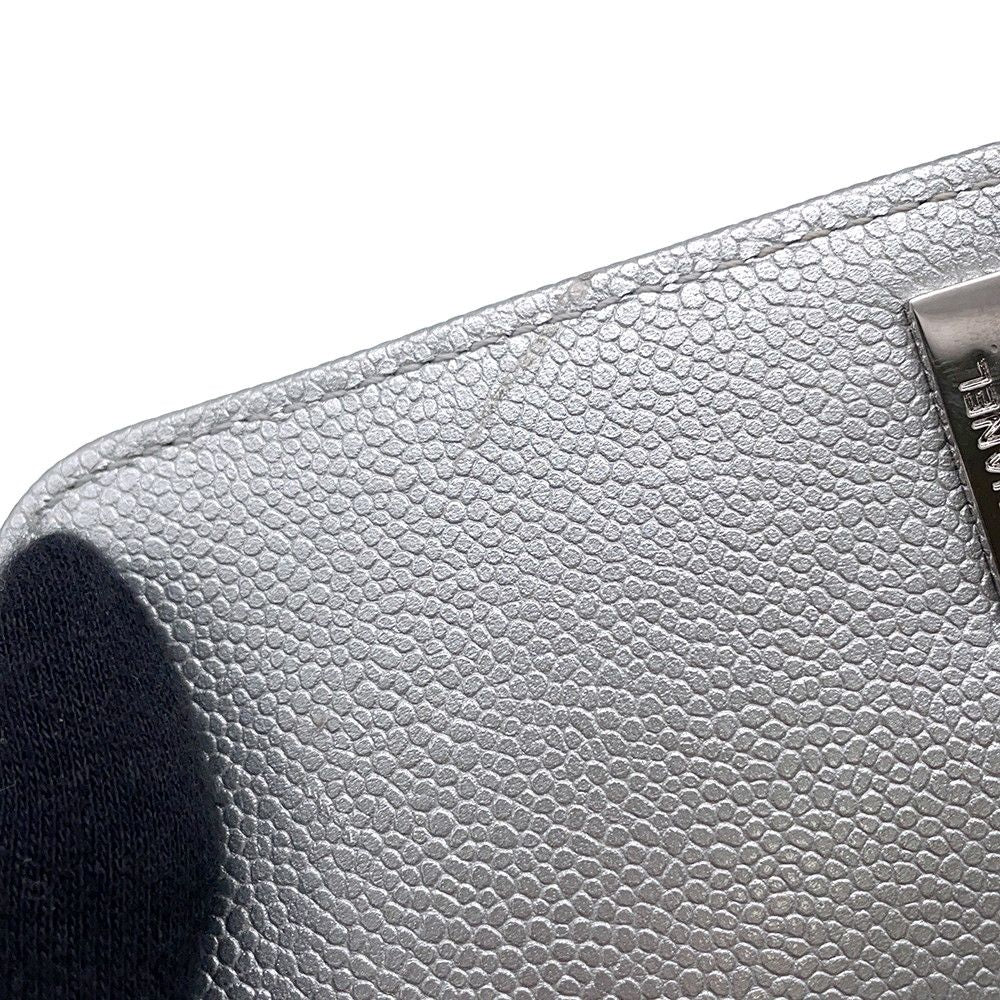 Chanel Handbag CC Logo Top Handle Quilted Caviar Leather Xxs 2-Way Shoulder Coco — view 7