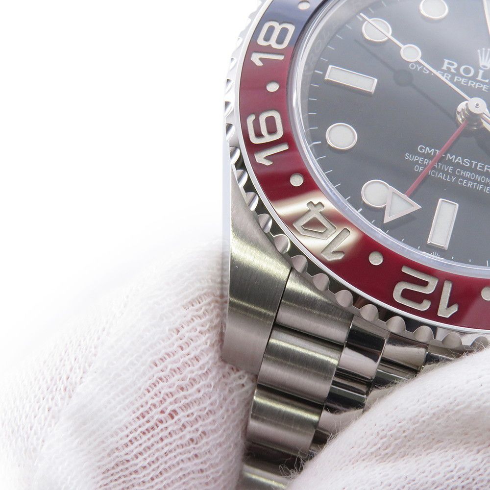 Rolex GMT Master 2 Date Roulette Watch Black Dial — view 5