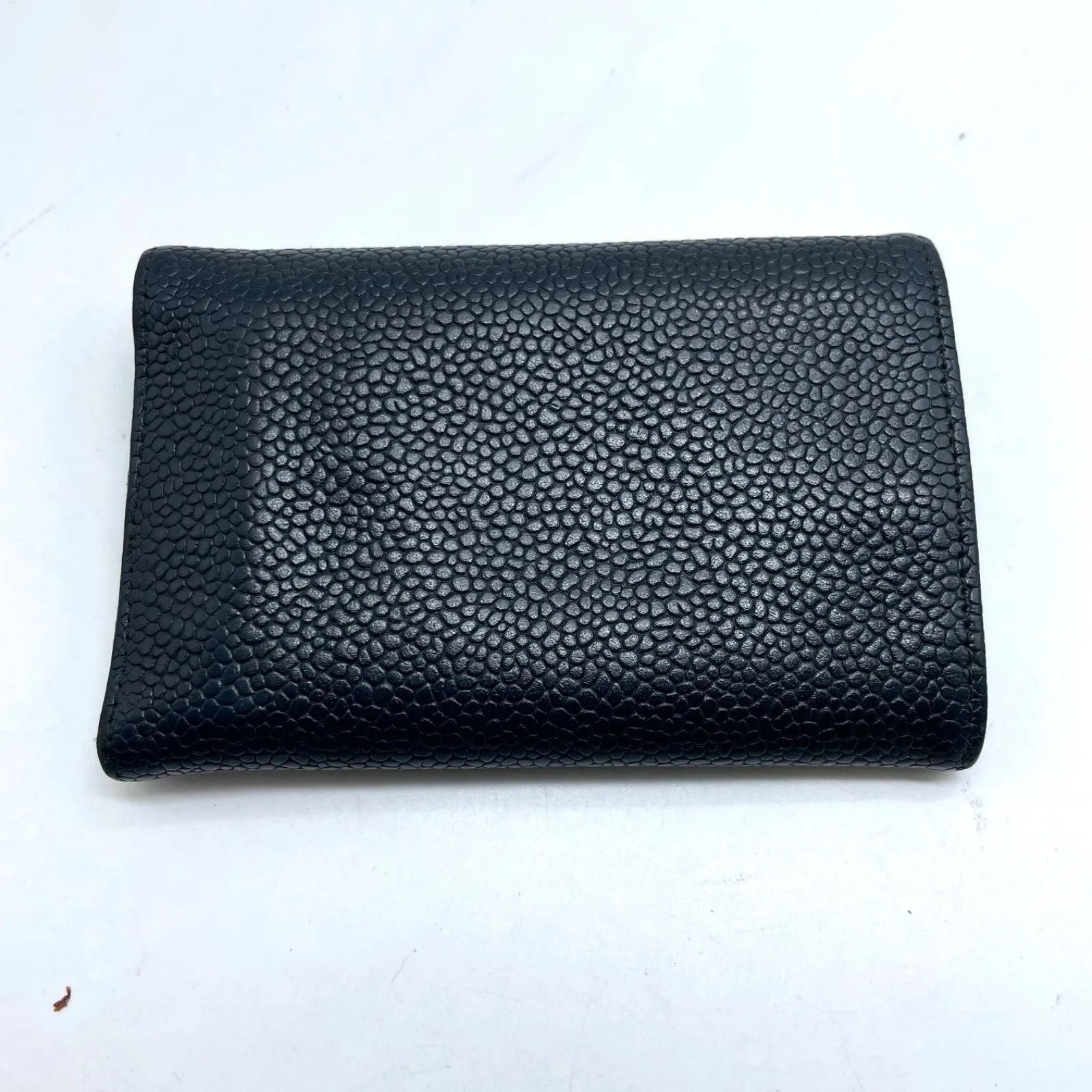 Chanel Key Case CC Logo Caviar Leather Black Key Hook Key Holder — view 3