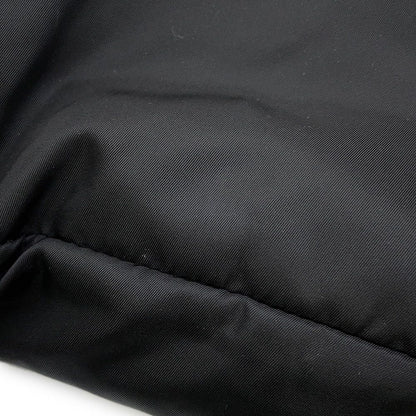 Prada Shoulder Bag Triangle Logo Quilted Nylon Black — view 9