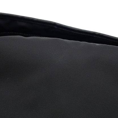 Prada Shoulder Bag Triangle Logo Quilted Nylon Black — view 8