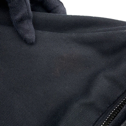 Prada Shoulder Bag Triangle Canvas Black — view 7