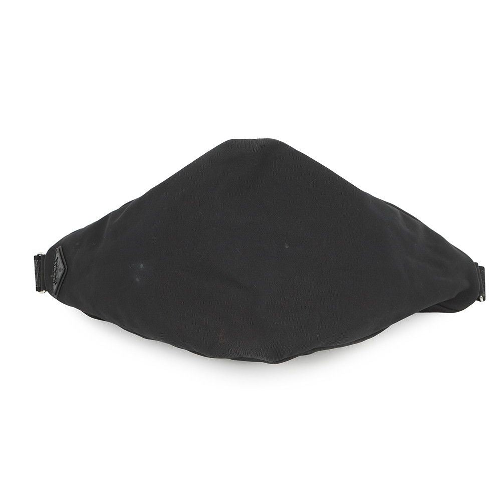 Prada Shoulder Bag Triangle Canvas Black — view 3