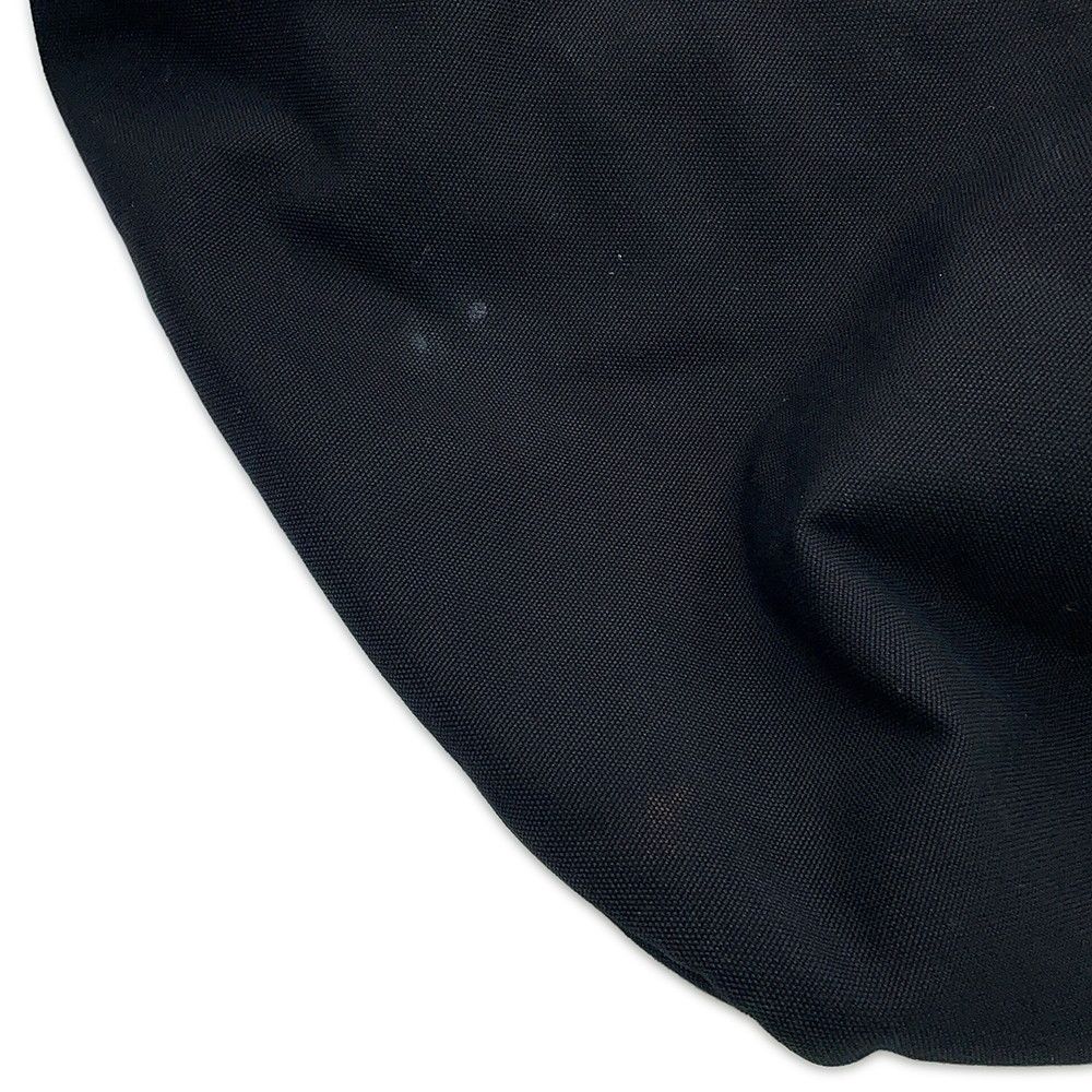 Prada Shoulder Bag Triangle Canvas Black — view 9