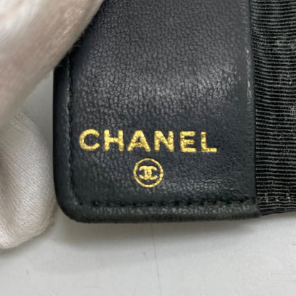 Chanel Key Case CC Logo Caviar Leather Black Key Hook Key Holder — view 5