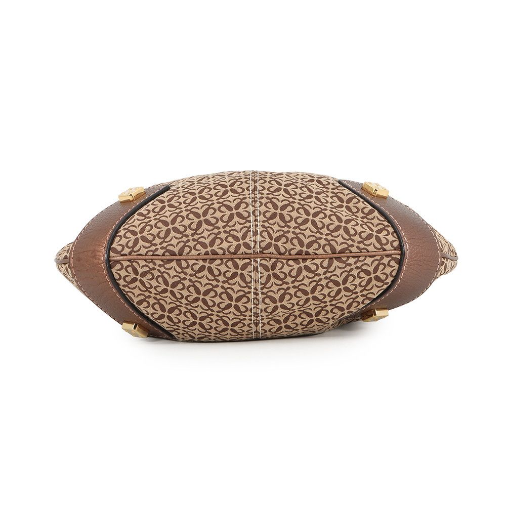 Loewe Handbag New Road Repeat Anagram Shoulder Canvas Leather — view 3