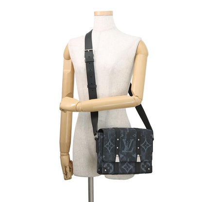 Louis Vuitton Shoulder Bag Monogram Pastel Trunk Messenger PM Virgil Abloh Black — view 4
