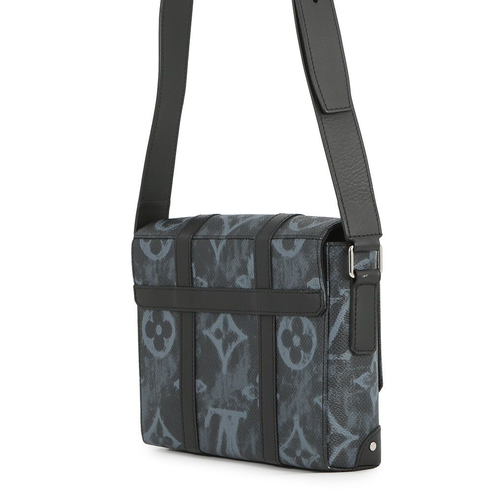Louis Vuitton Shoulder Bag Monogram Pastel Trunk Messenger PM Virgil Abloh Black — view 2