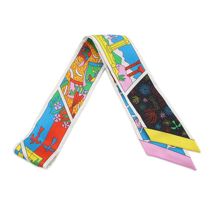 Hermes Scarf Twilly Factory Suit