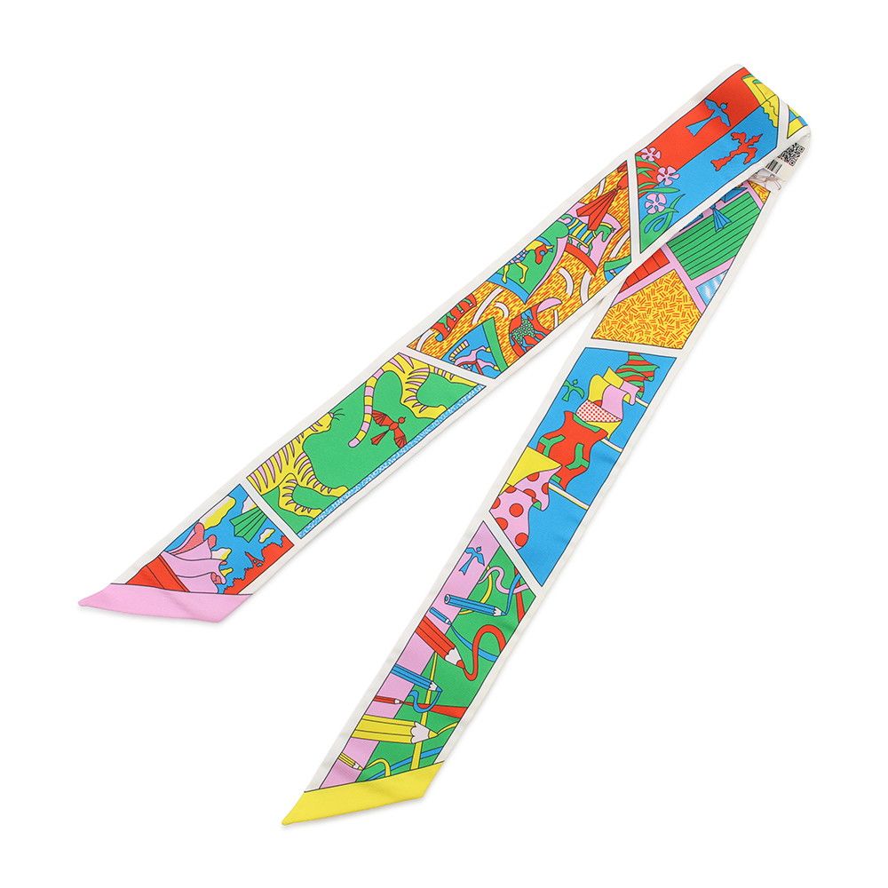 Hermes Scarf Twilly Factory Suit — view 2
