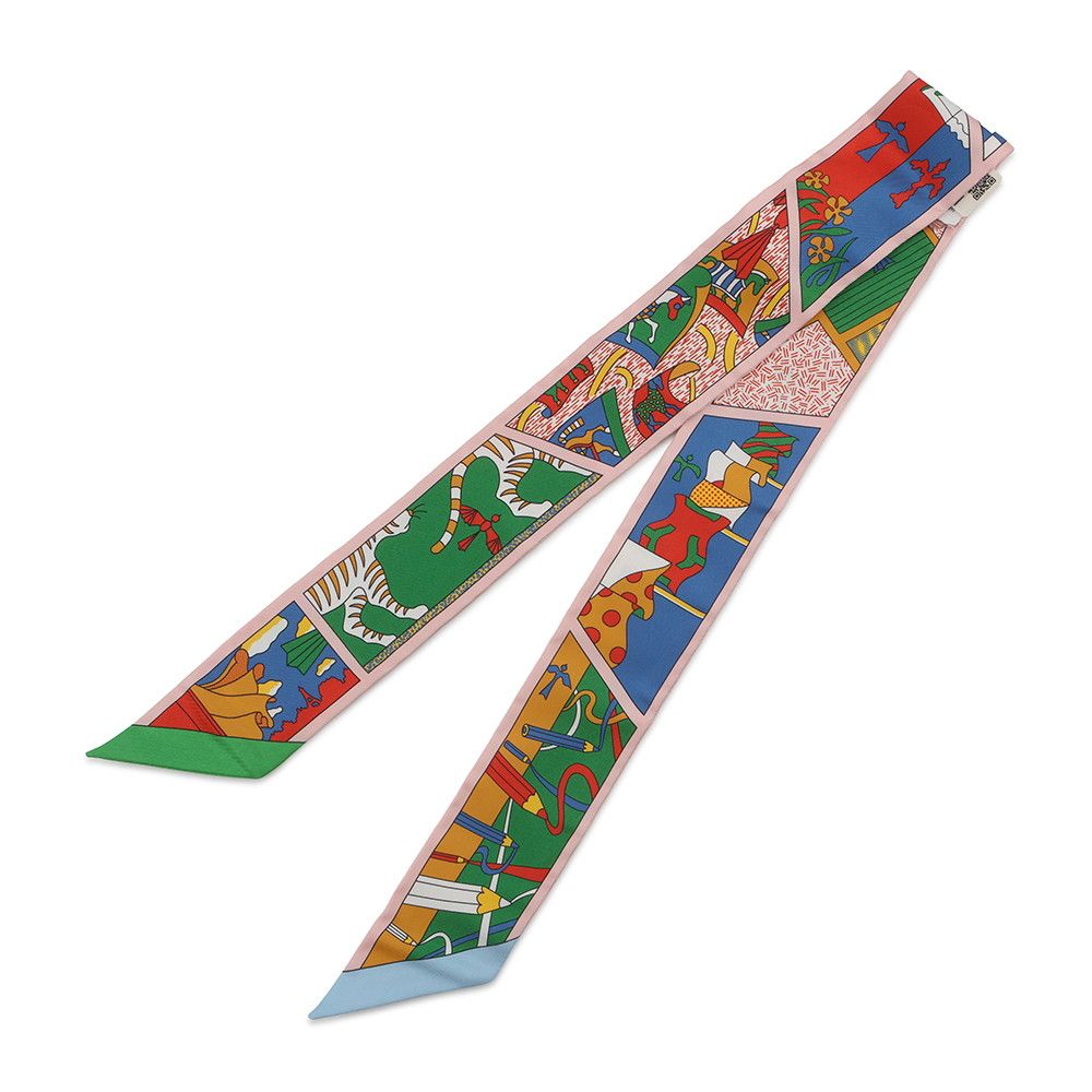 Hermes Scarf Twilly Factory Suit — view 2