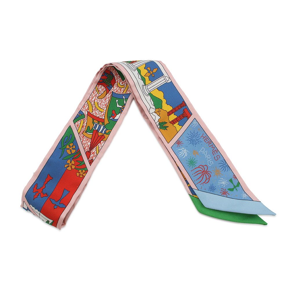 Hermes Scarf Twilly Factory Suit
