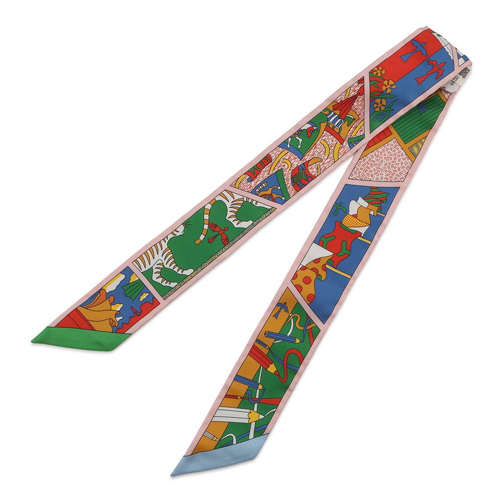 Hermes Scarf Twilly Factory Suit — view 2