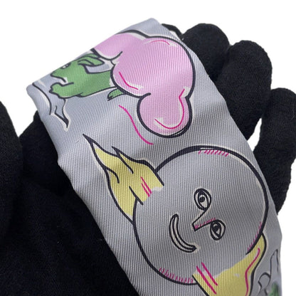 Hermes Scarf Twill a Thousand and One Rabbits Mille Et Un Lapins Silk — view 5
