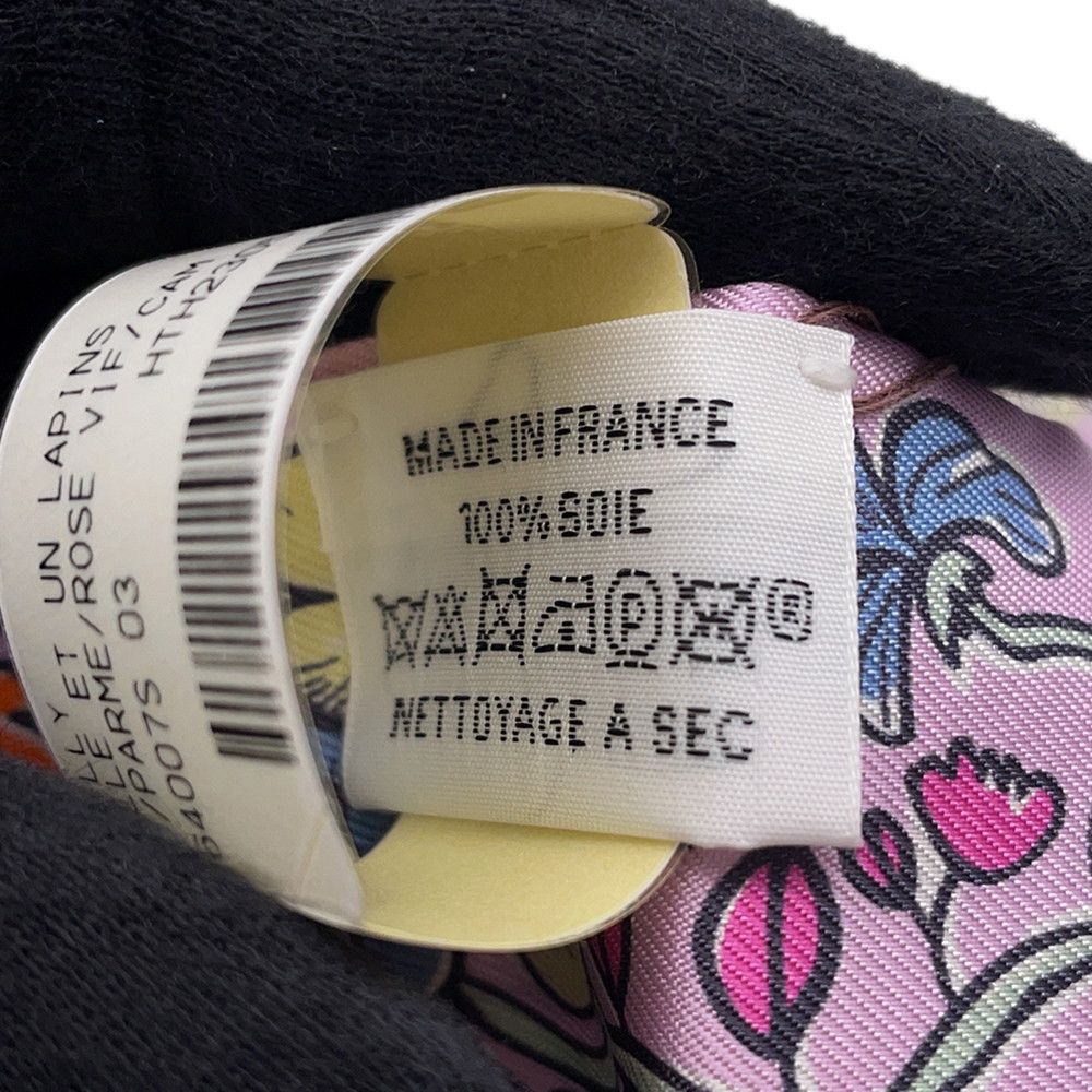 Hermes Scarf Twill a Thousand and One Rabbits Mille Et Un Lapins Silk — view 7