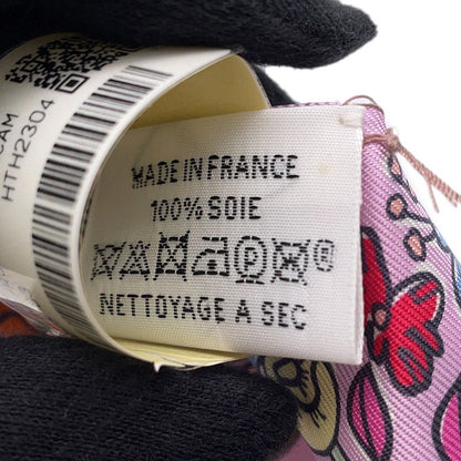 Hermes Scarf Twill a Thousand and One Rabbits Mille Et Un Lapins Silk — view 8
