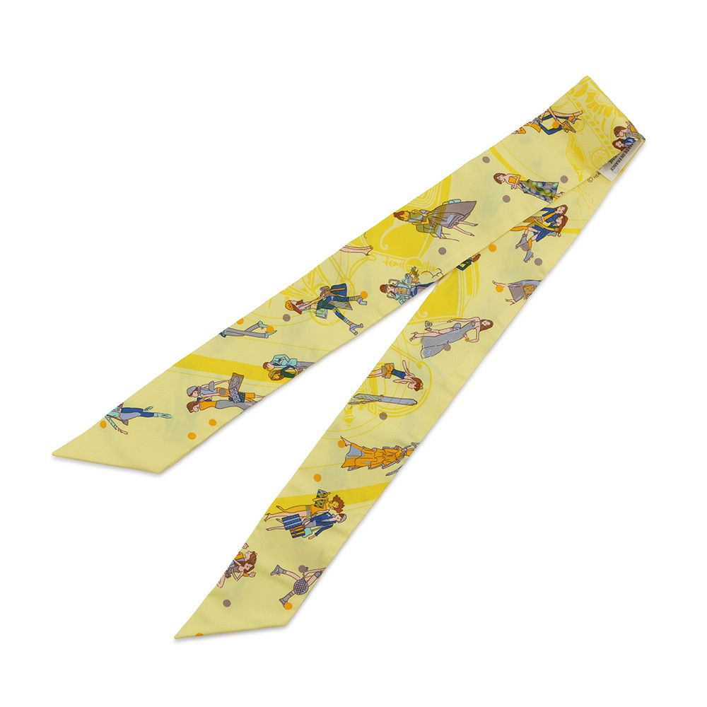 Hermes Scarf Twilly Ex Libris les Parisiennes — view 2