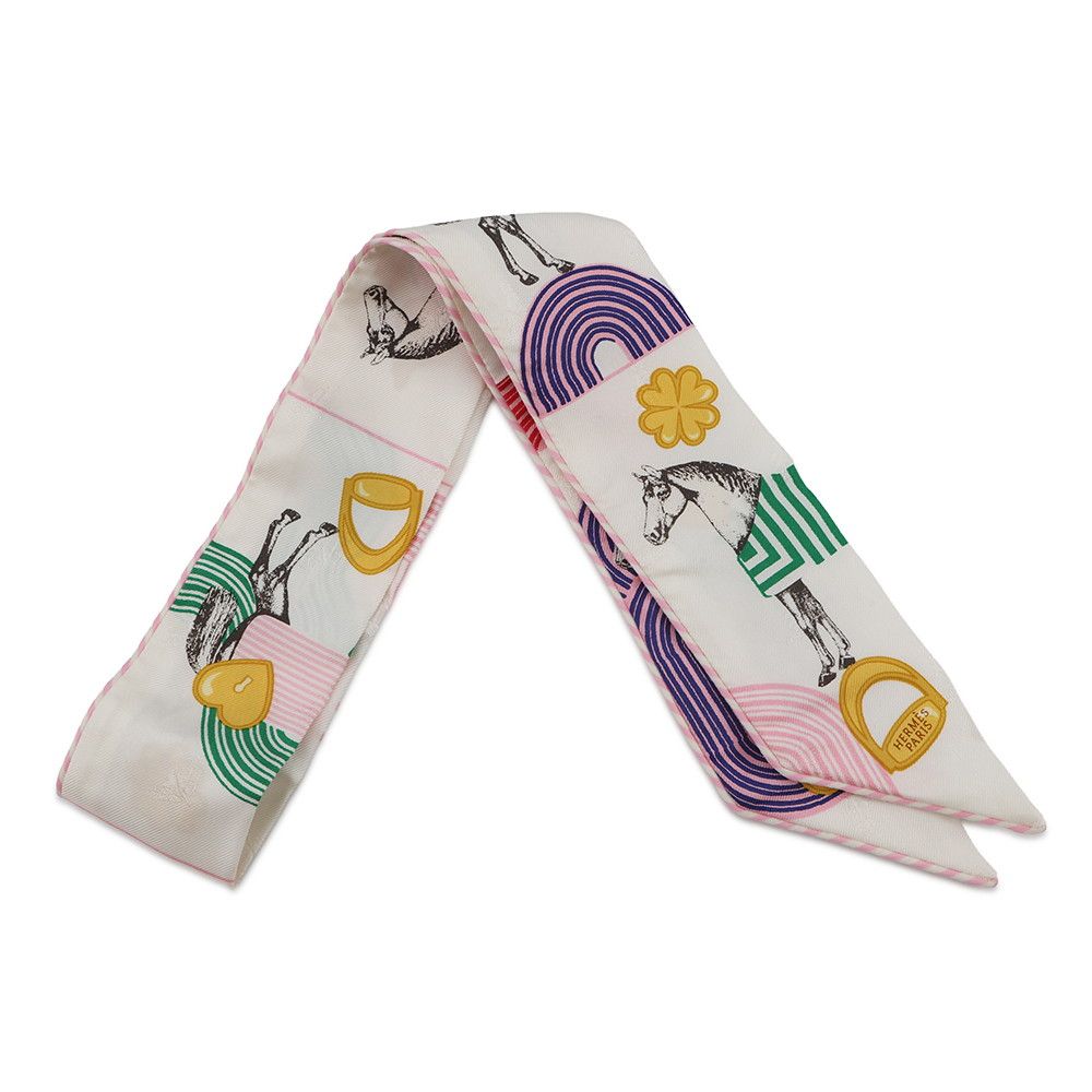 Hermes Scarf Twill Garde Robe Pop Silk