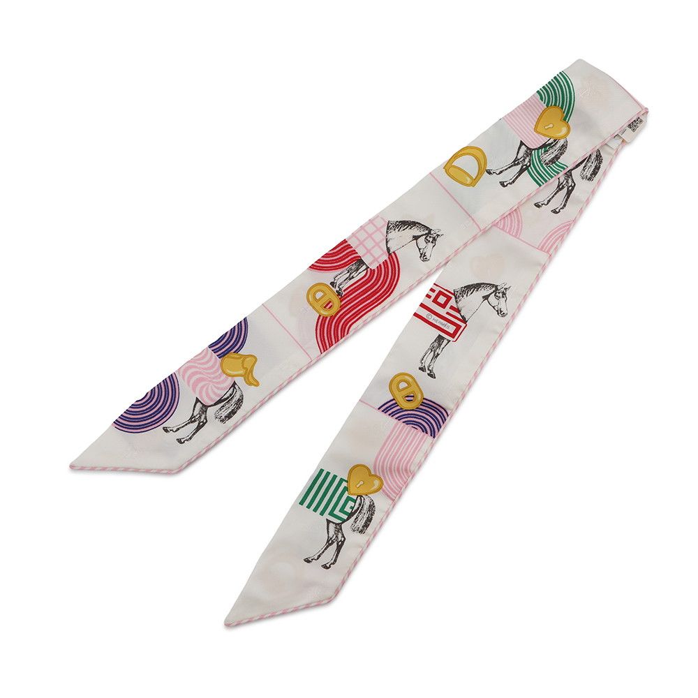 Hermes Scarf Twill Garde Robe Pop Silk — view 2